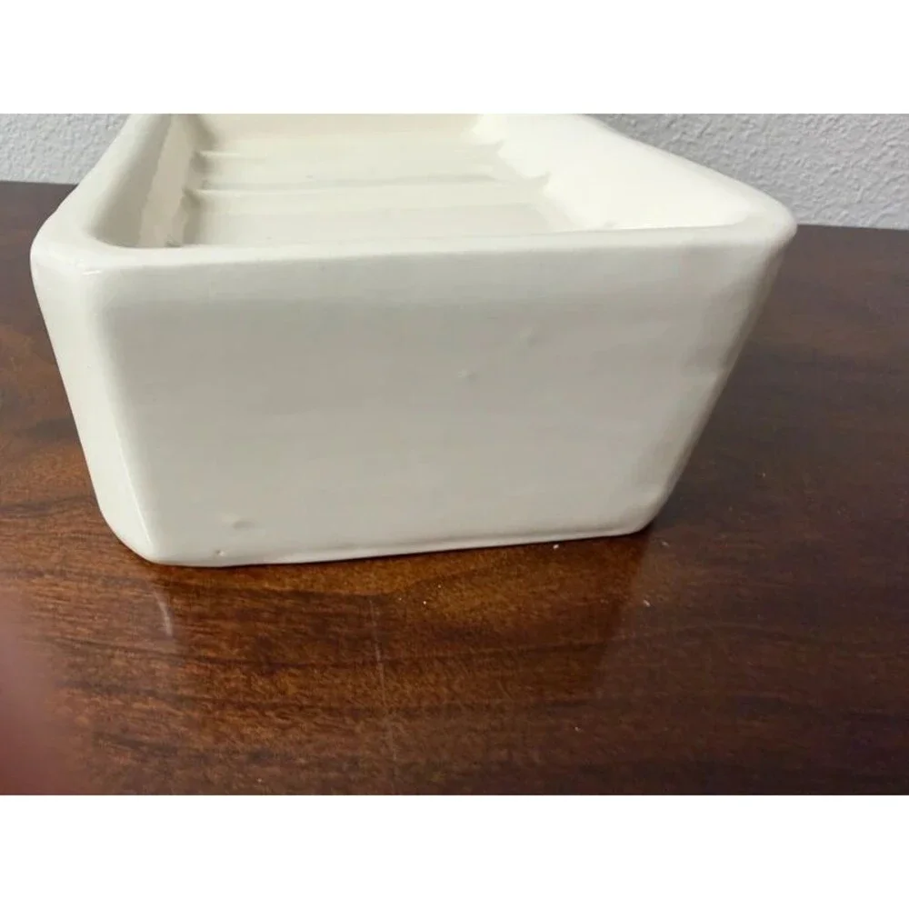Vintage 1998 Tommy Hilfiger Ceramic Soap Dish Preppy Bathroom Decor